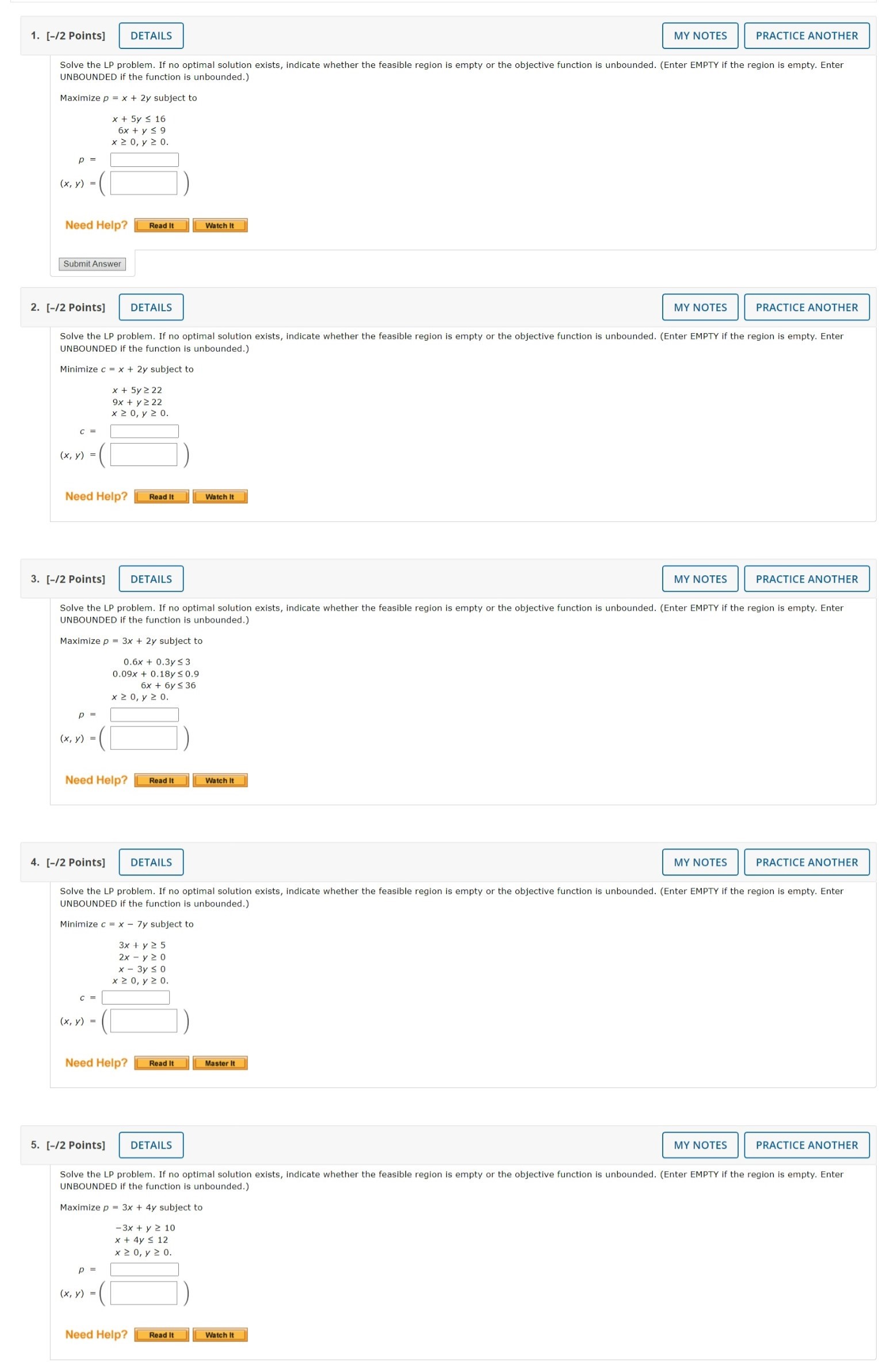 submit or change the answer.Assignment ScoringYour last submission is used for your