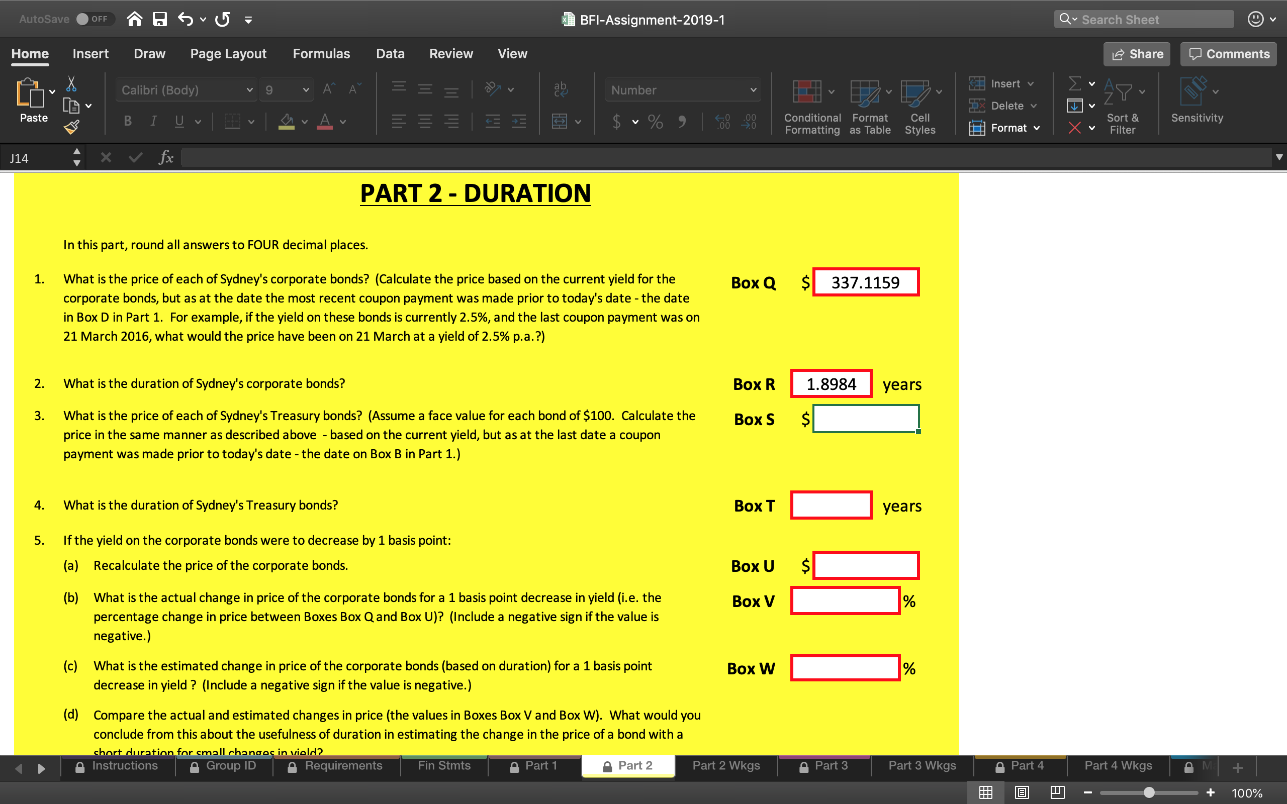 really need help in part 2 (yellow color)all the information relevant