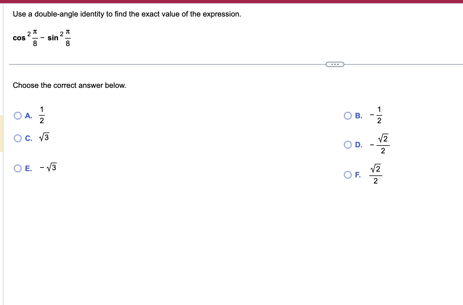 12 (Simplify your answer, including any radicals. Use integers or fractions for