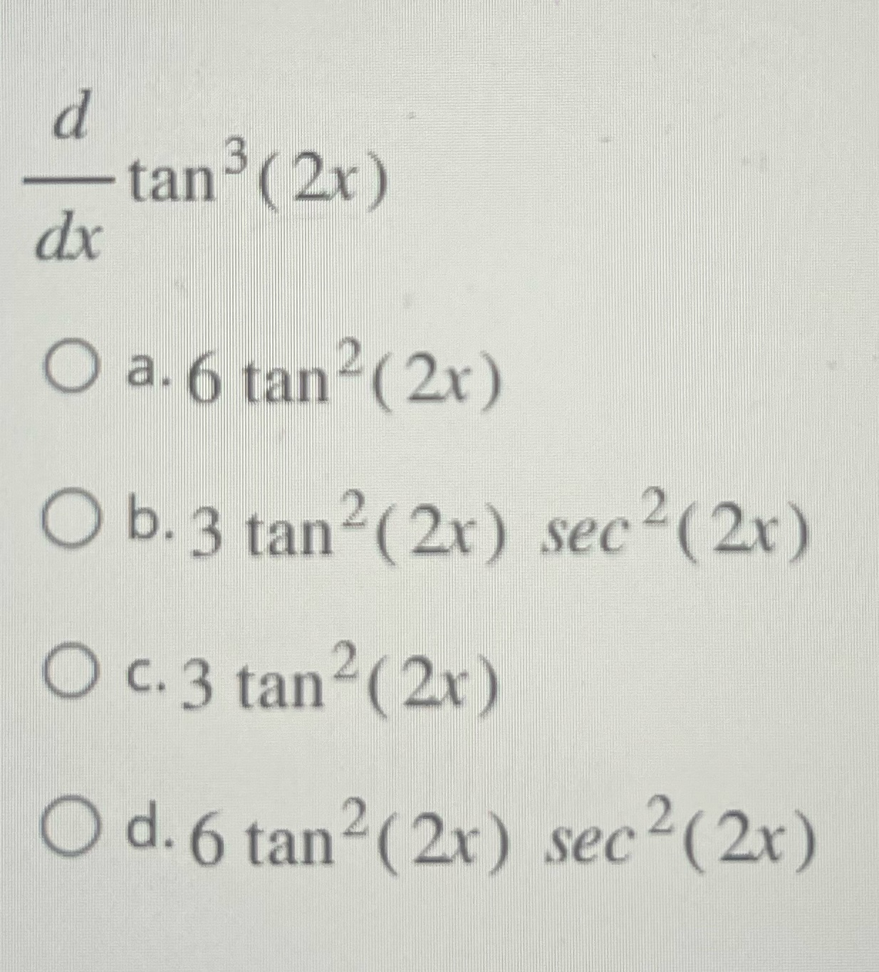 de6 tan2(2v) sec2(2r)