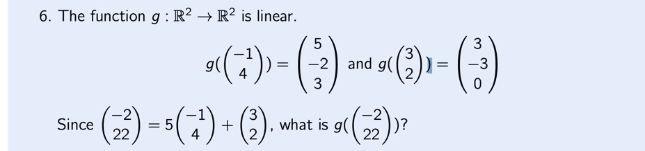 5 **)-(0)-3-(0) g( 4 = -2 = 5 (4) + (2) what