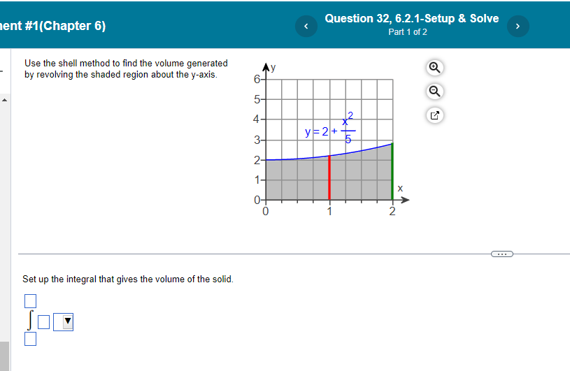solid generated by revolving the region bounded by the lines x =