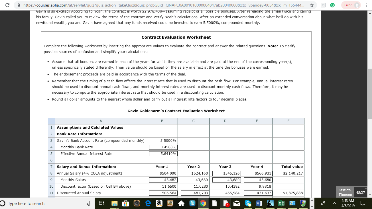 called time value of money. I uploaded the pages of the questions.