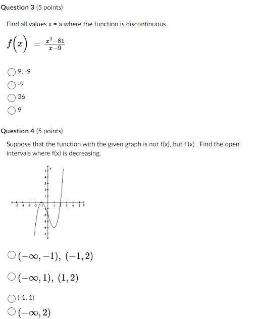 exists. find its value. 11m x] x4 {3. Does not exists Question