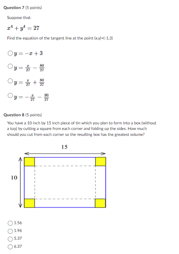 I Question 12 (5 points} A company produces and sells shirts. The