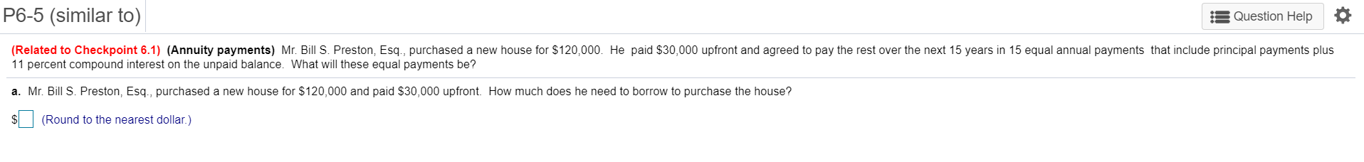 the formula (such as P=present value, etc.). Please solve the problem and