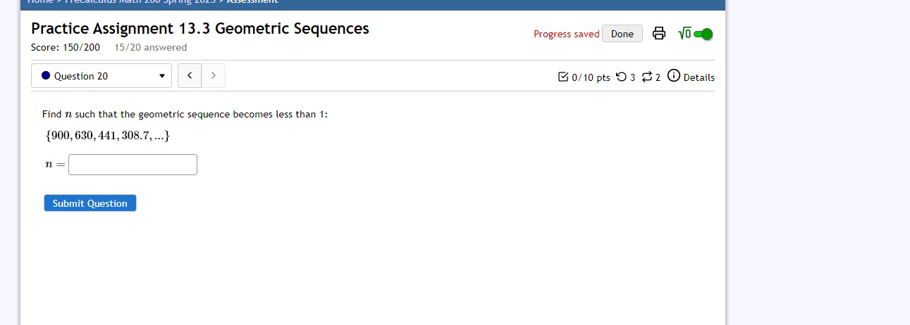 .3, 155.. Score: 10:10 1.52 answered 0 Question 2 v E 0:10