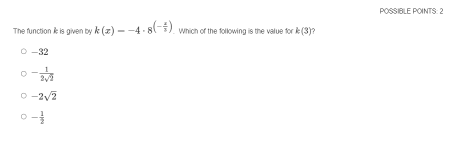 = 32. The function n is given by 51(3) = 27:. For