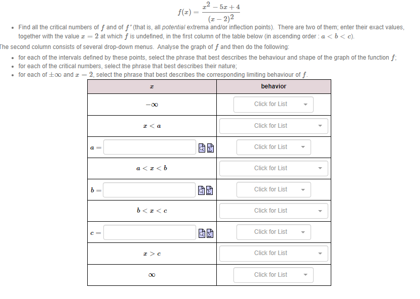 Find all the critical numbers of f and of f' (that is,