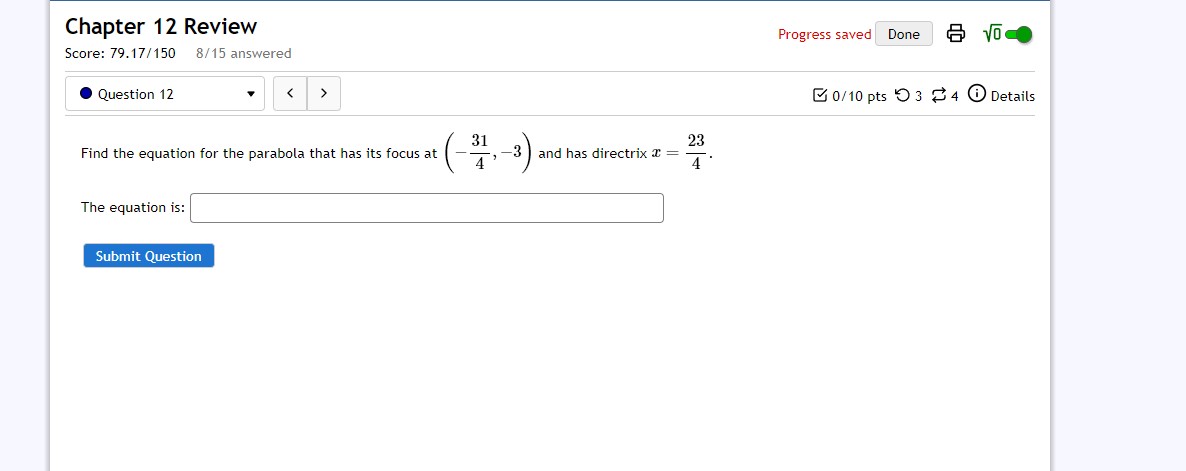 radius 'r'. At what point in the first quadrant does the line