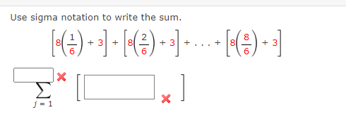  Use sigma notation to write the sum. [sew] + ism +