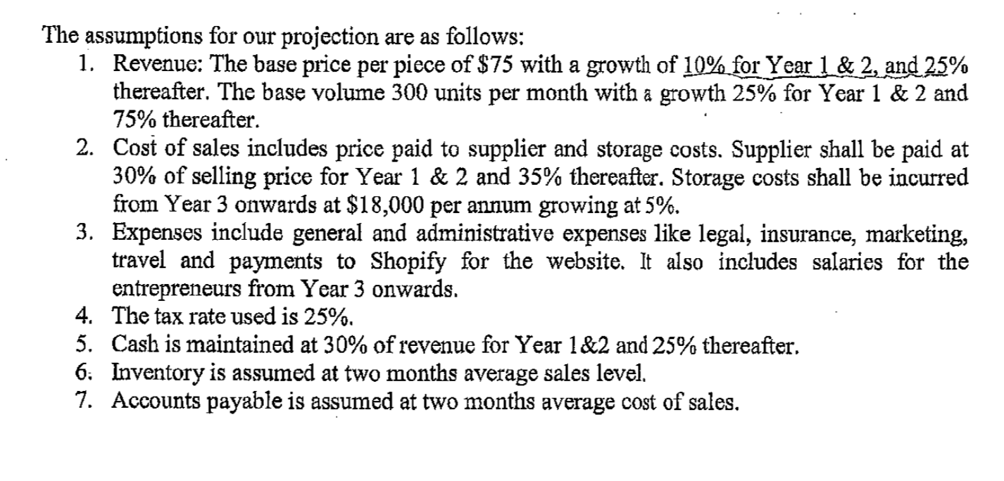 10% tor Year 1 & 2, gal 25% thereafter. The base volume