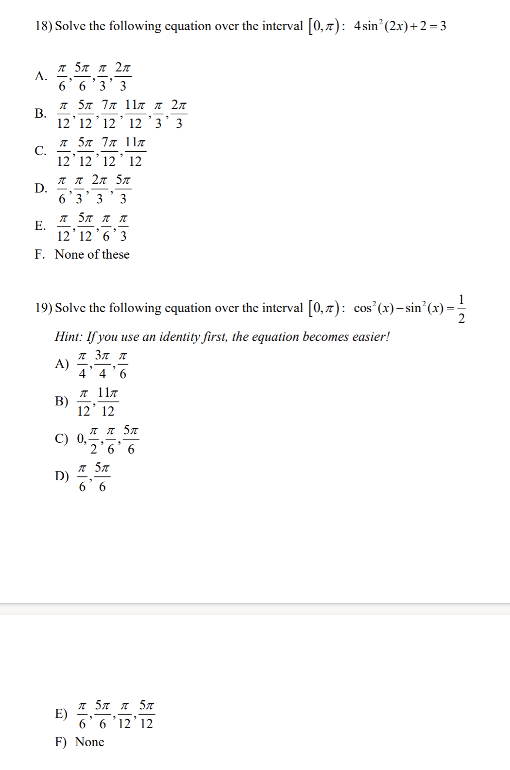 A) 8 B) 2 C) 6 D) 4 E) 3 F) None
