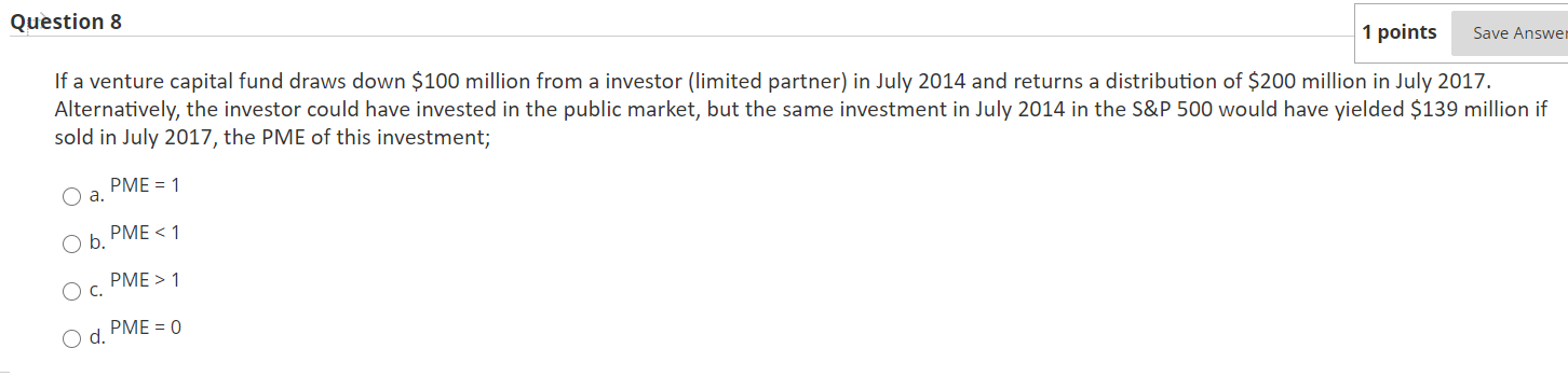 a potential acquirer offers $4 million for this company, what is the