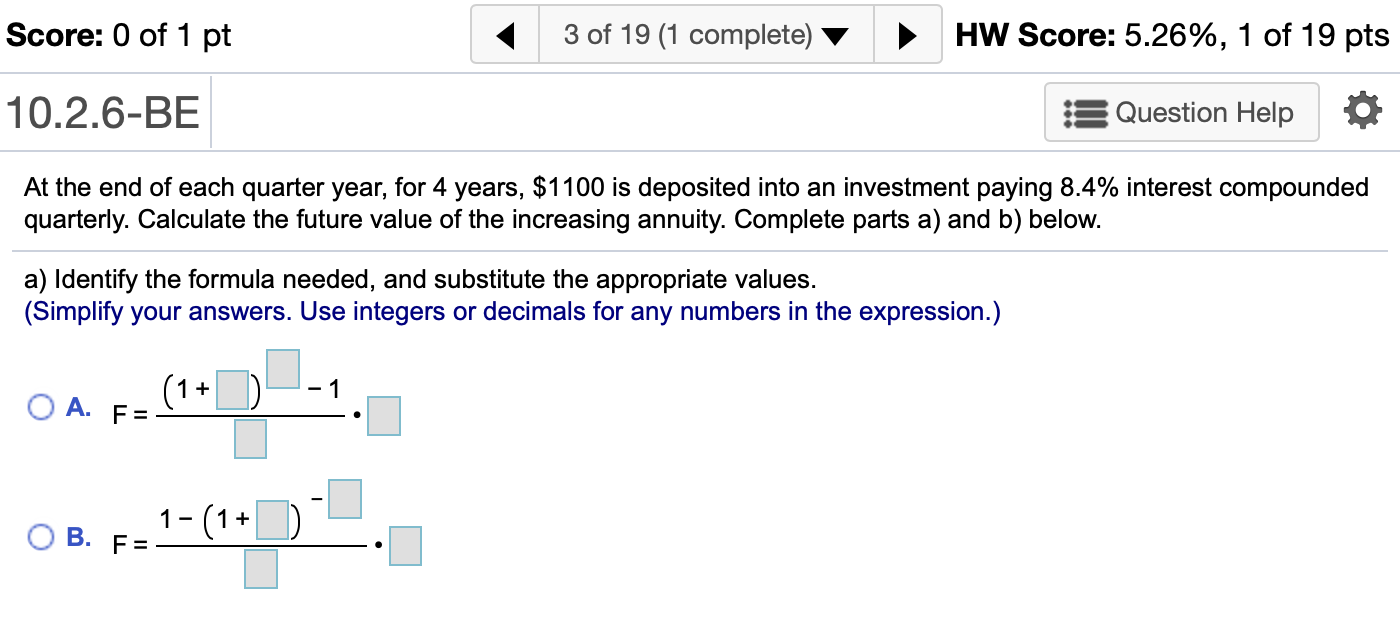 and substitute the appropriate values. (Simplify your answers. Use integers or decimals