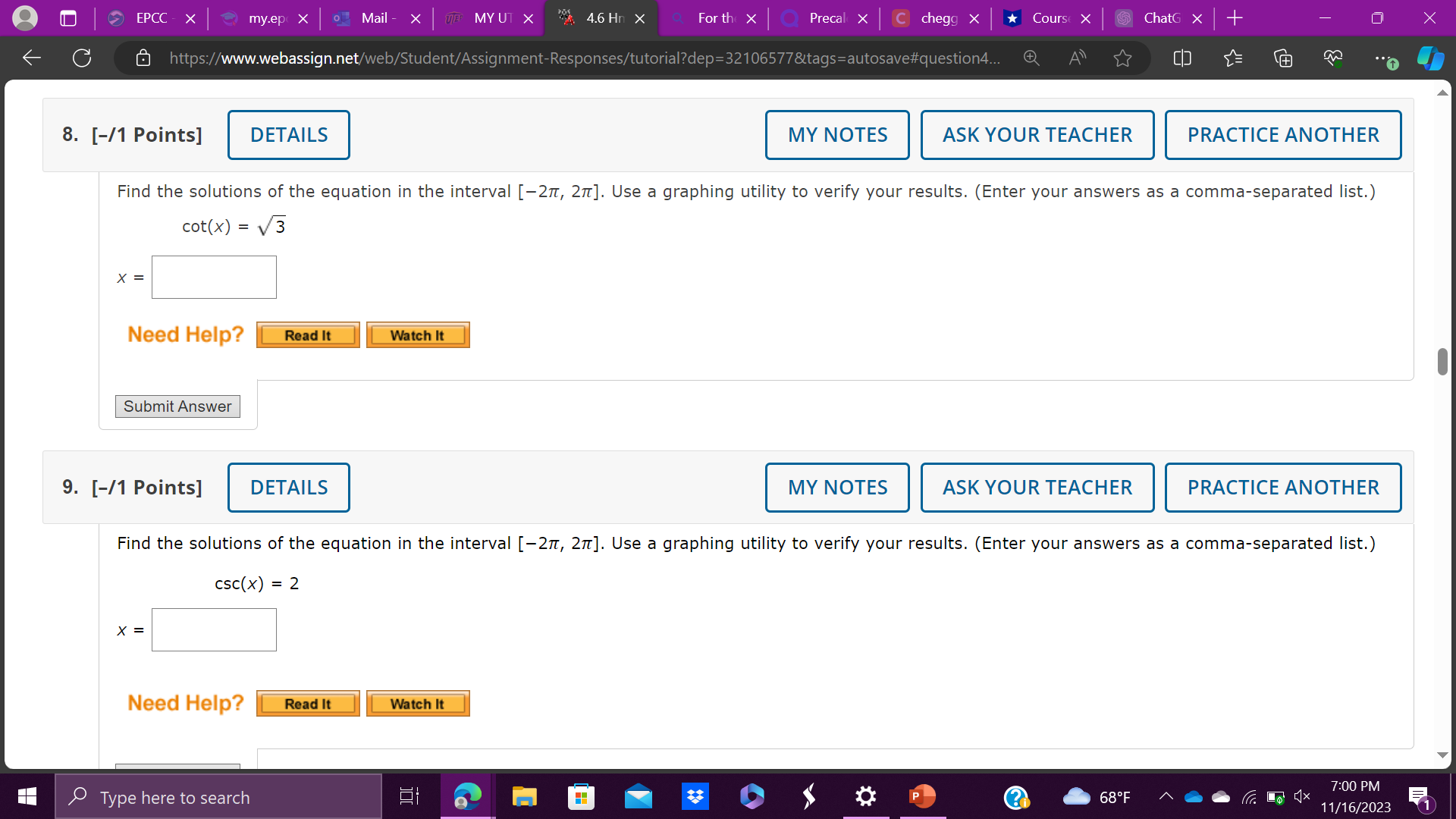8. [-/1 Points] DETAILS MY NOTES ASK YOUR TEACHER PRACTICE ANOTHER Find