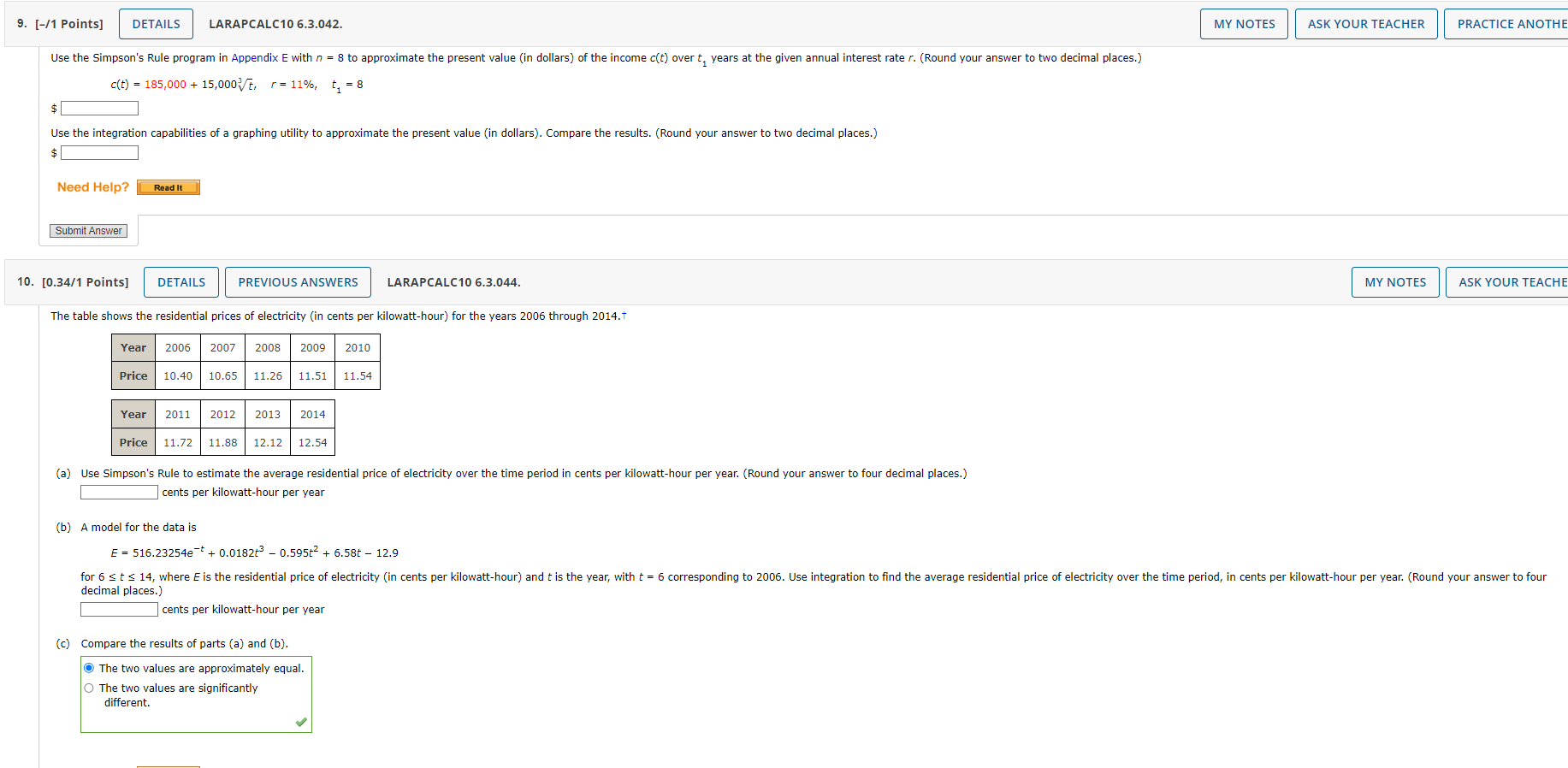 - 25 dx, Formula 21 Need Help? Read It Master It Submit