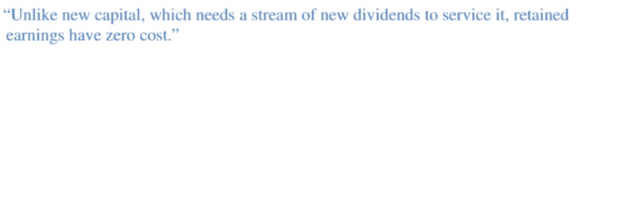 and new capital as zero cost. Unlike new capital , which needs