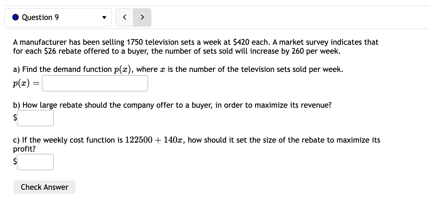 possible. 14(3) z" ' Next, find the derivative, A' (:13) A") =l