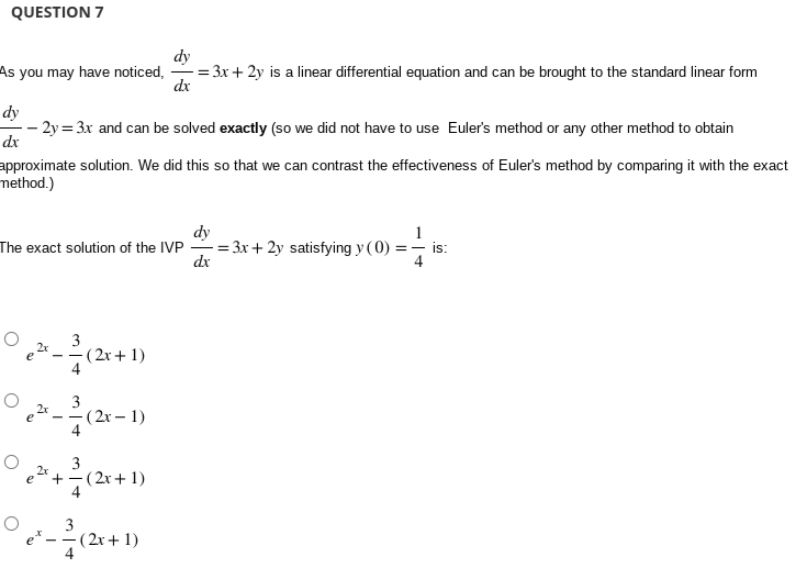 (x) ? O 3x + 2y O - 3x + 2y Oxty