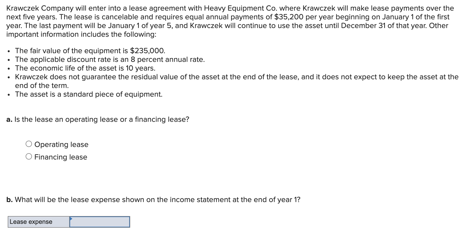 approximate answer, but calculate your final answer using the financial calculator method.