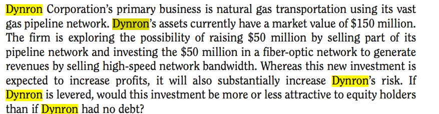 its vast gas pipeline network. Dynron's assets currently have a market value
