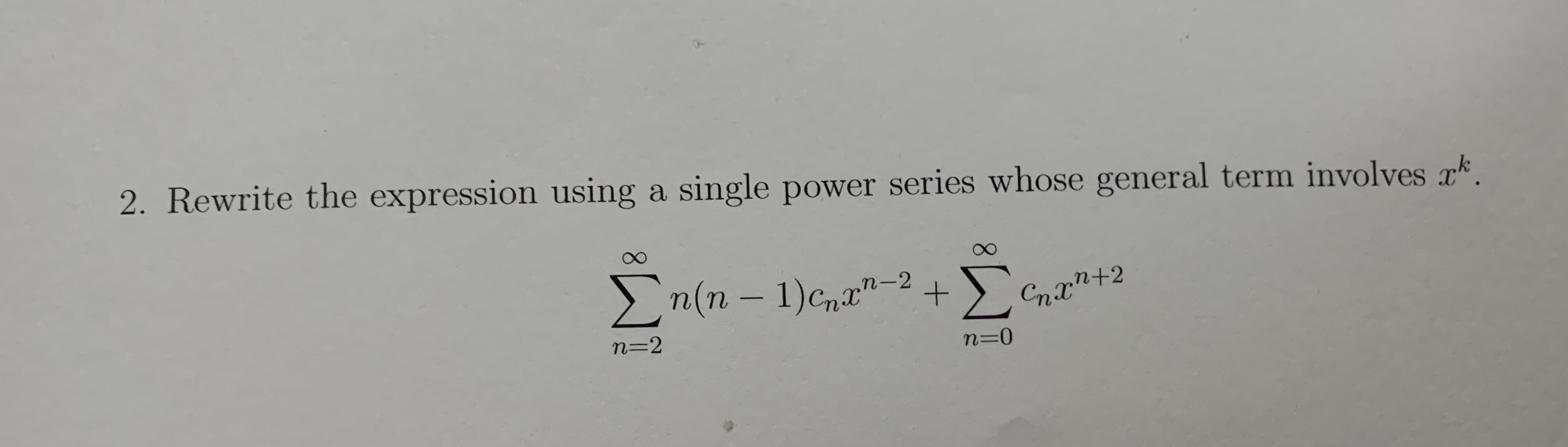 term involves ack. En(n - 1) (nach- 2 + ) Cnn+ 2