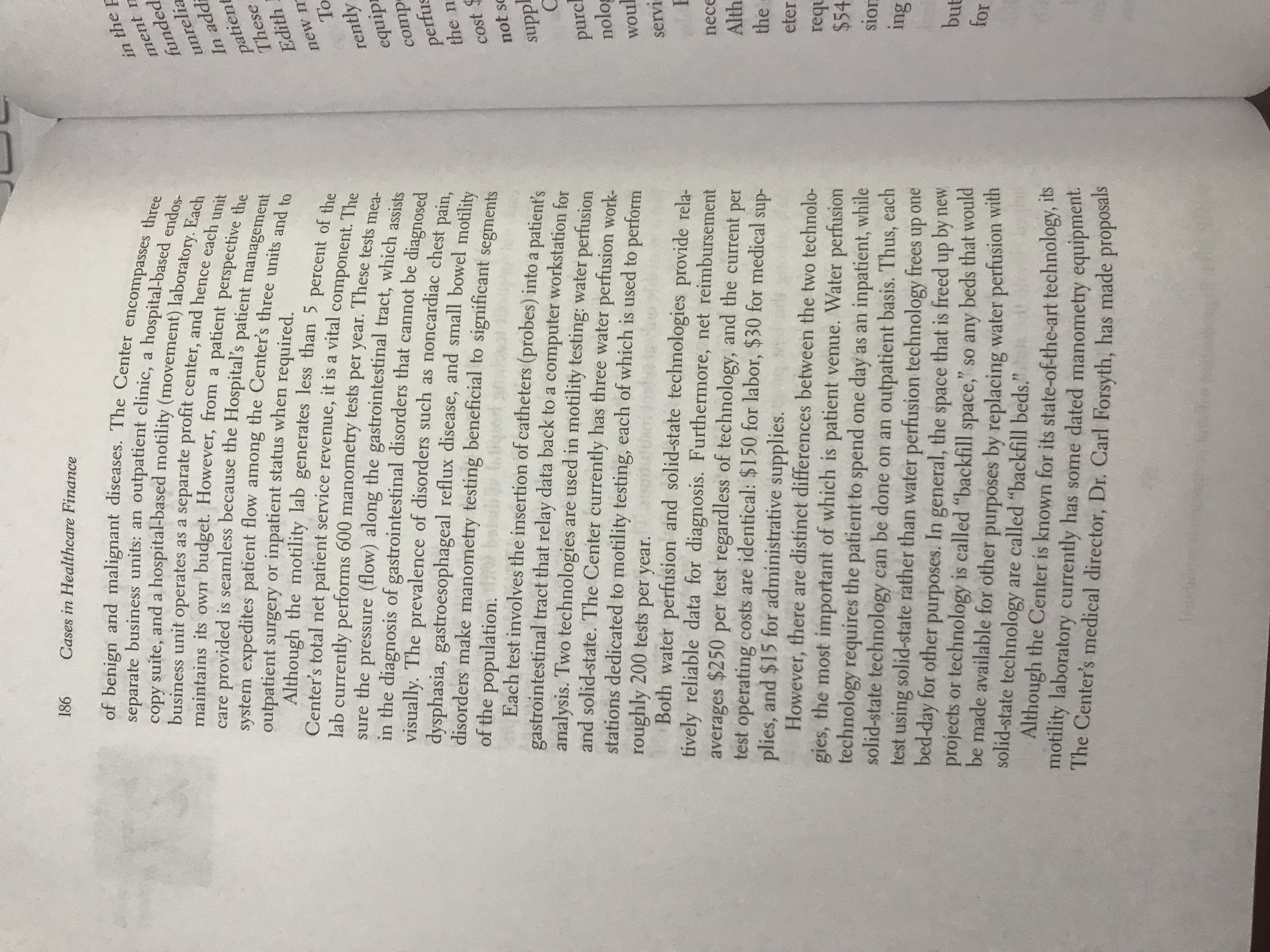 for expanded volume. Assess the sensitivity of the decision to the numberof