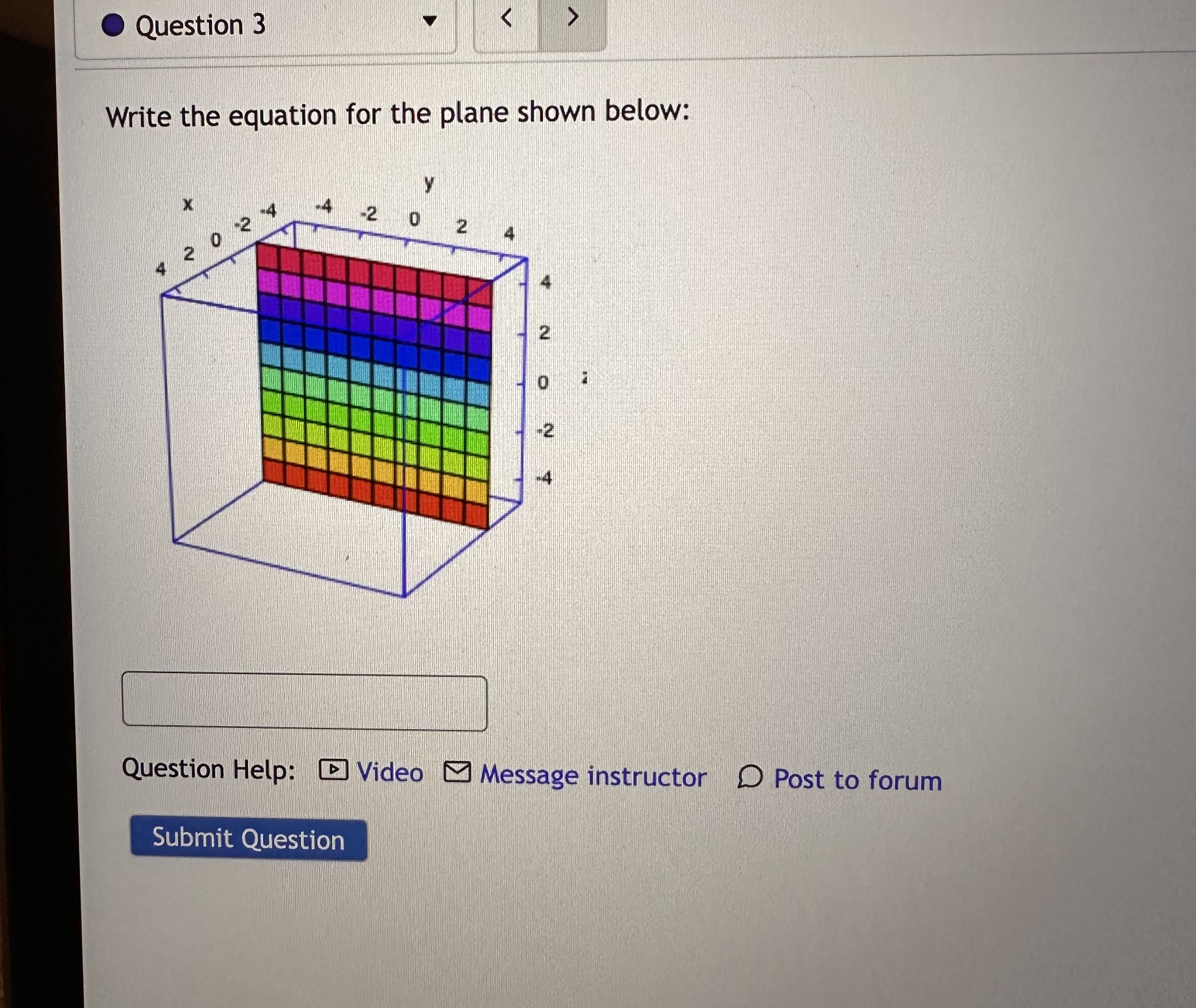 instructor D Post to forum Submit