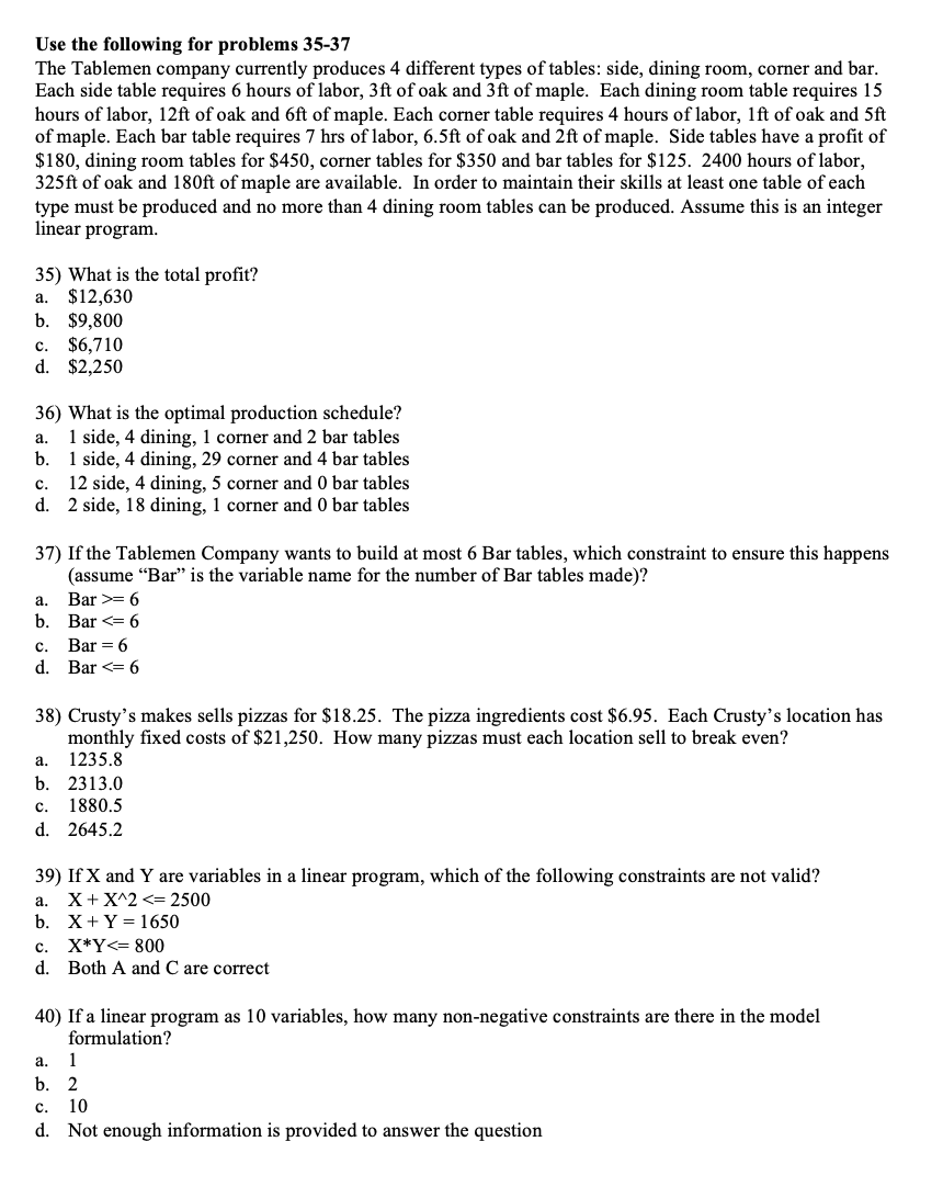  Please help with this problem. Use the following for problems 35-37
