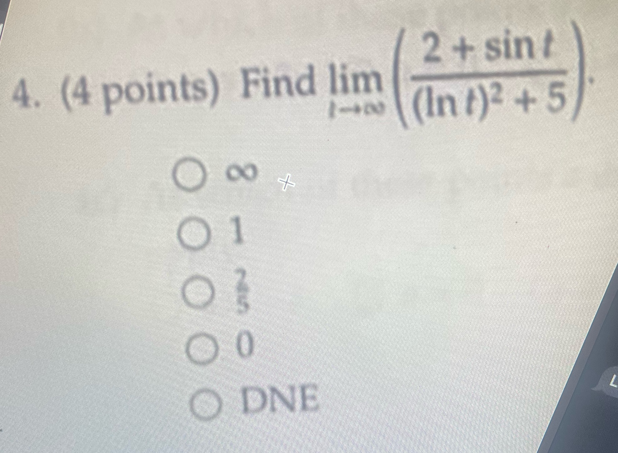 Number 4 help please 2 + sint 4. (4 points) Find
