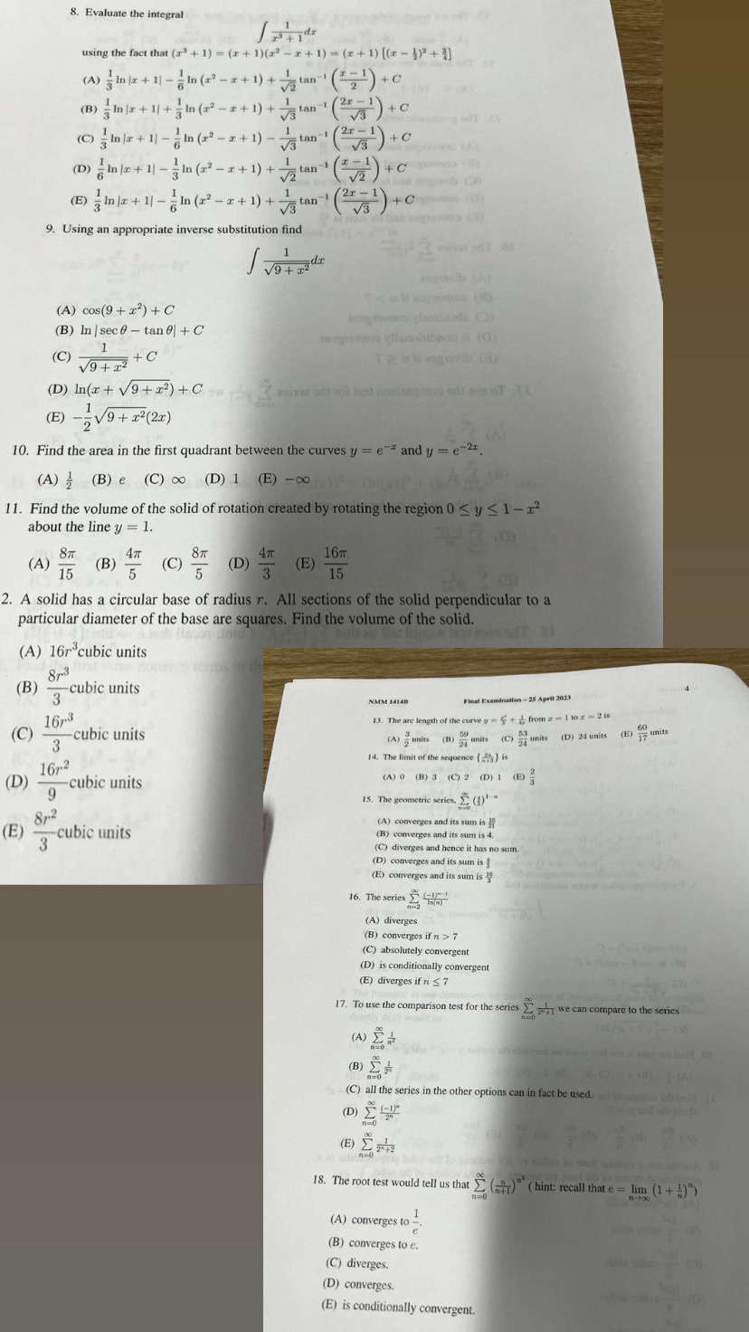 + 1) = (x + 1)(23 - x +1) - (x +