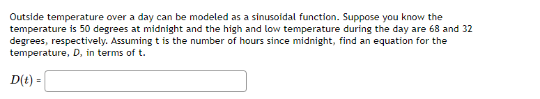 the Select an answer v The midline is: y = Question Help: