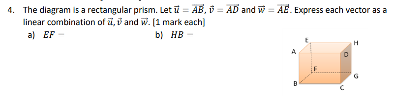 BF: b} H3: Complete each statement. 5. The dot product of any