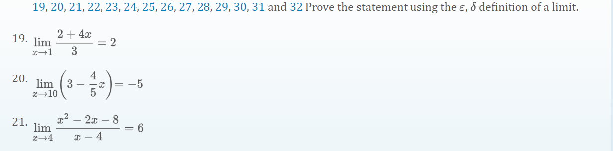 limit. 19. lim 4 20. hm 3 c 5 21. 5 8