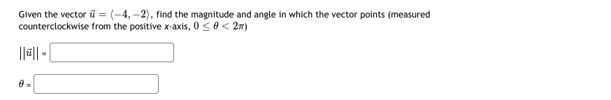 shown above Vector=| |+| '1; Note: In both graphs. each box is