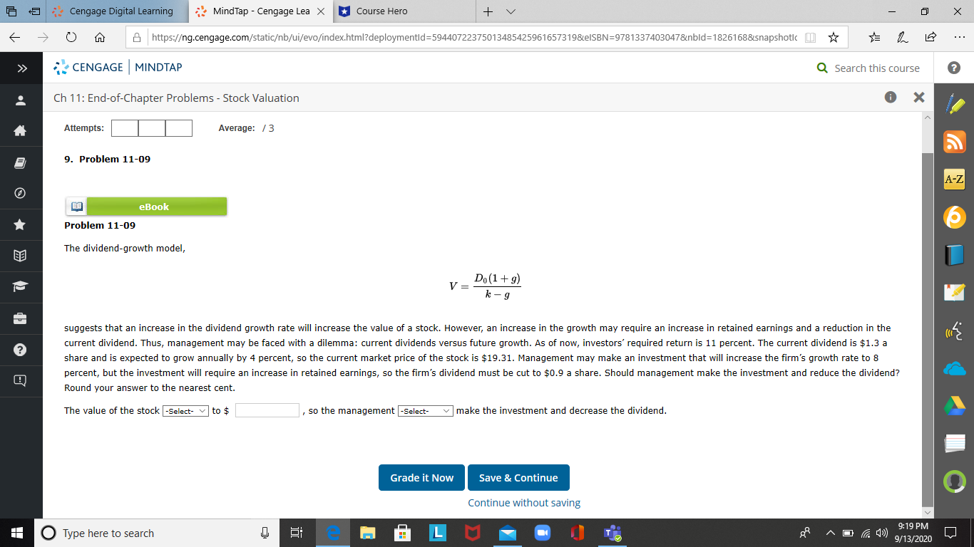 Learning MindTap - Cengage Lea X Course Hero + X O A