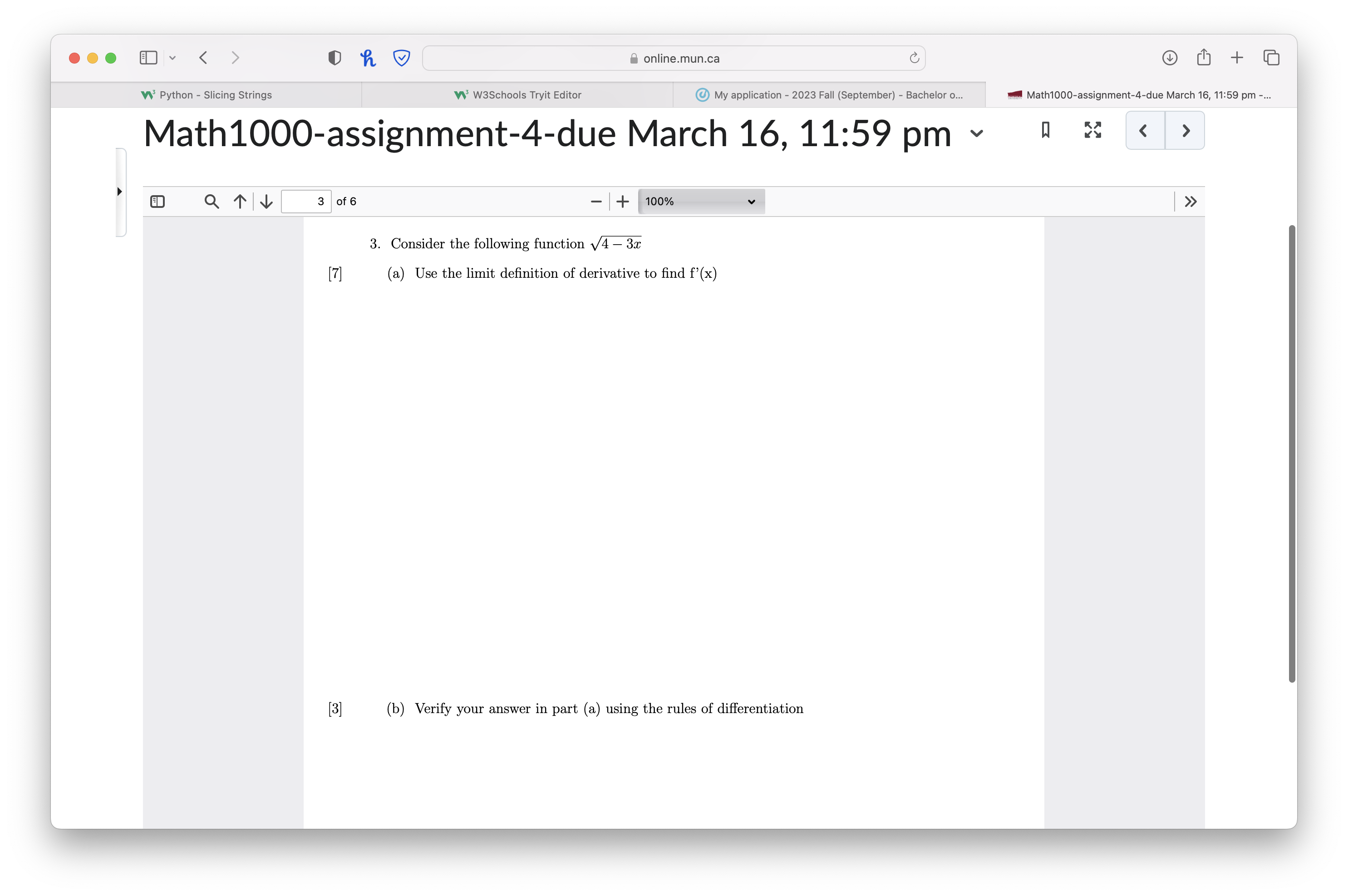 - Bachelor o.. Math1000-assignment-4-due March 16, 11:59 pm -... Math1000-assignment-4-due March 16,