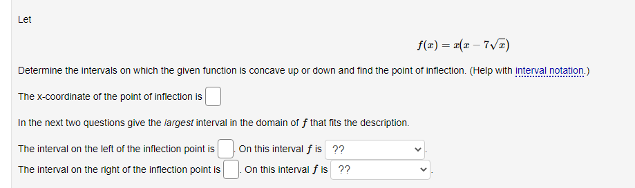 last two, your answer should be a comma separated list of a