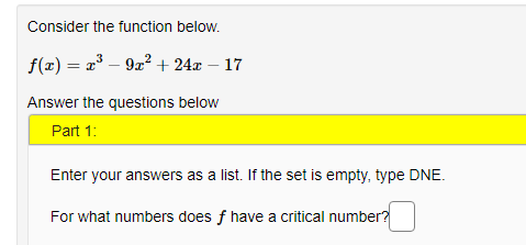 find the point of inflection. (Help with interval notation.) The x-coordinate of