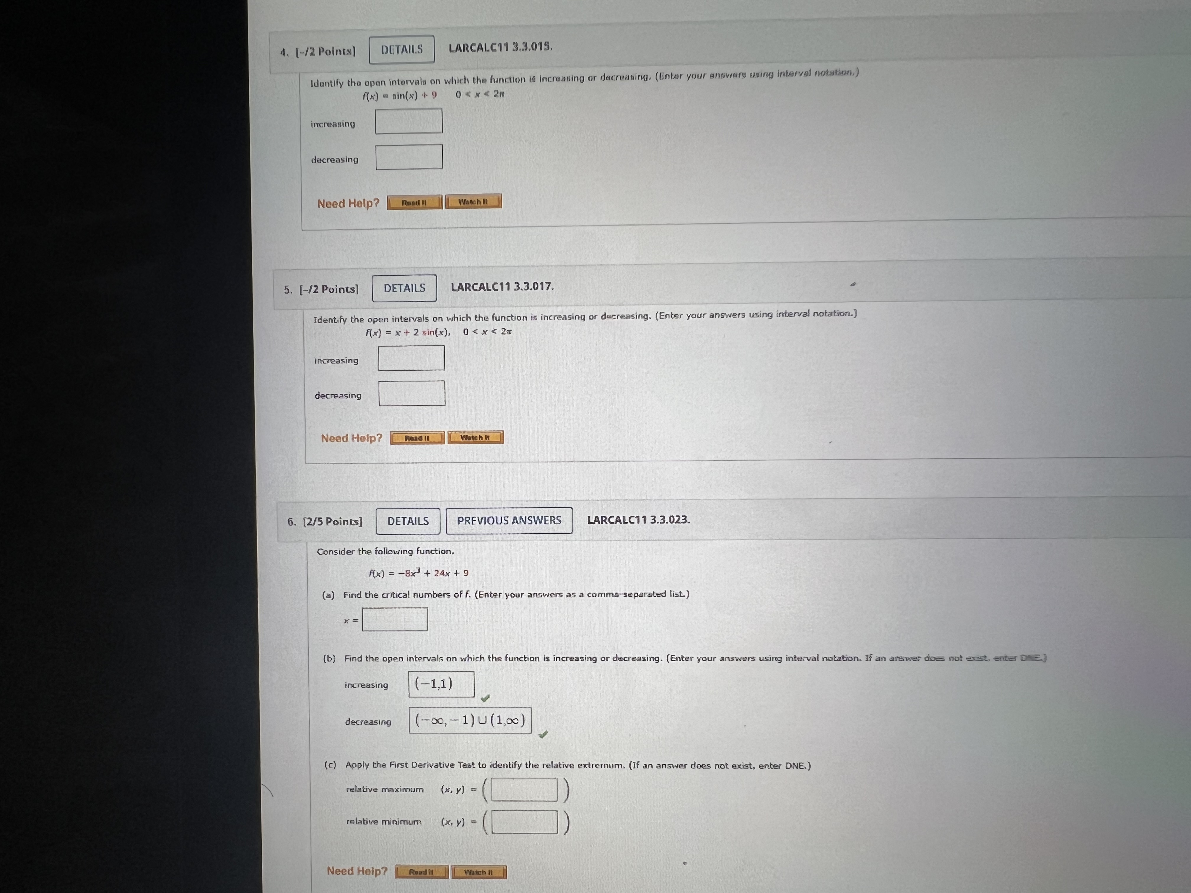 (Enter your waves arany interval notation.) 10 10 (a) Find the largest