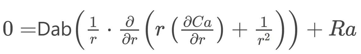 which represents the concentration of the DrugSolve for Ca ------ Ca Cylindrical:l