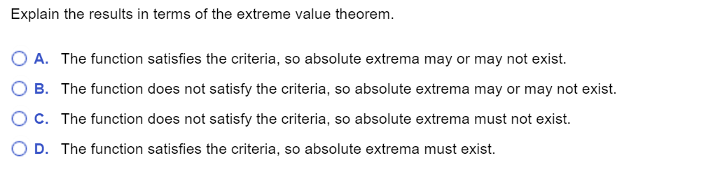 b]. (:3 B. The absolute maximum occurs at x= d and there