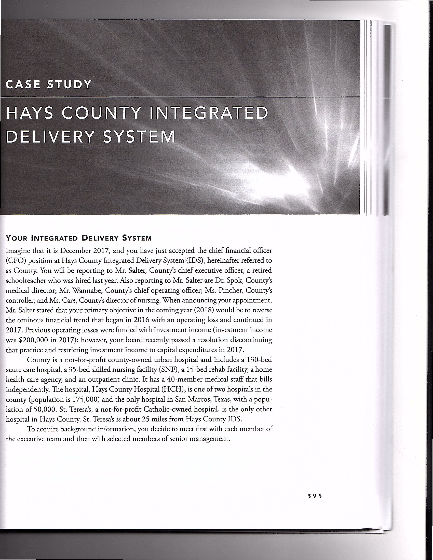 not for homework. This is a study case for which I can