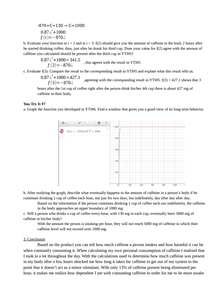 using Desmos (www.desmos.com). 3. Discussion: Post your You Try It #4 table