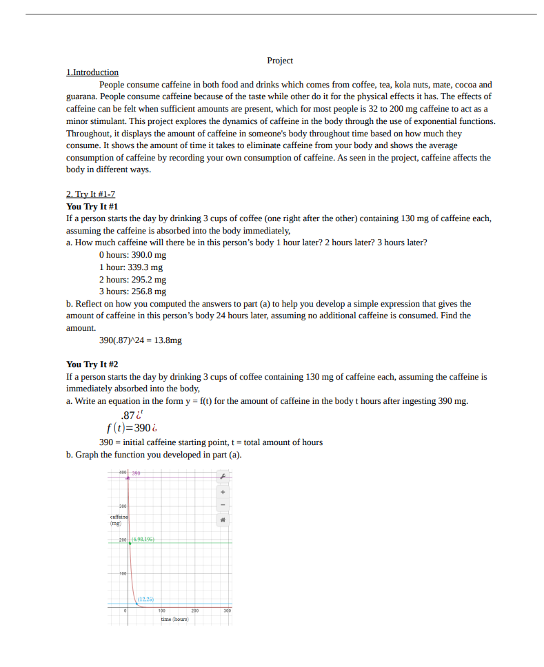 did, the math you used and your opinion of the investigation and