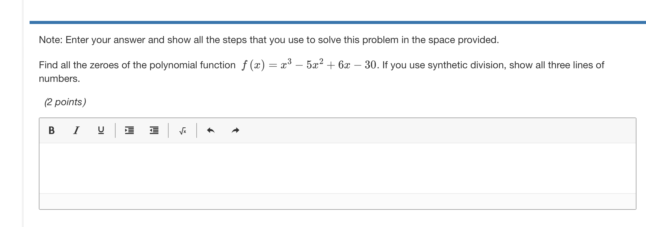 use to solve this problem in the space provided. Find all the