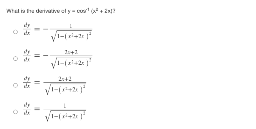 dx V1-(x2+2x ) 2 dy 2x+2 O dx V1-(x2+2x dy 2x+2 O