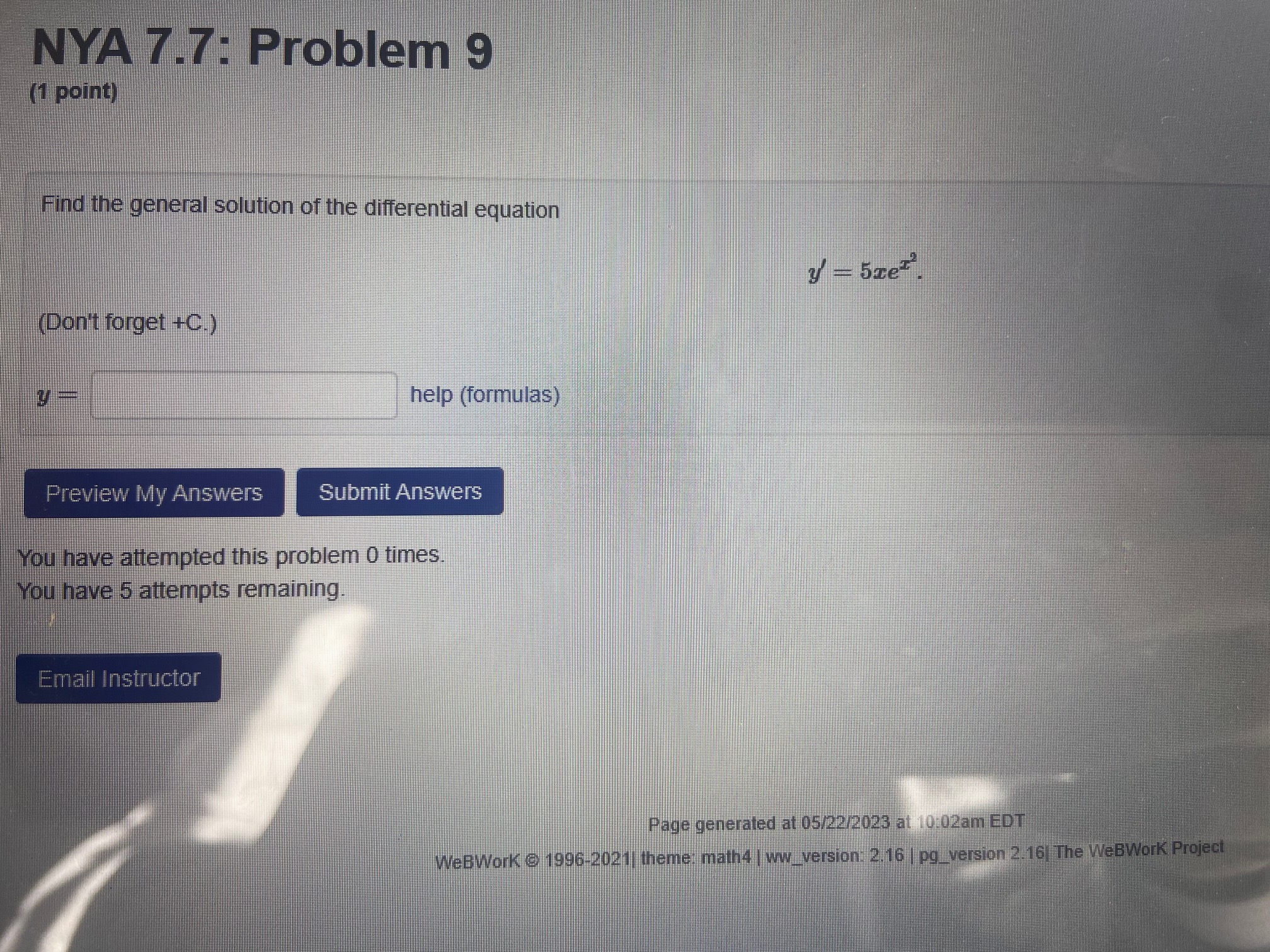 1996-2021 theme: math4 | ww_version: 2.16 | pg_version 2.16] The WeBWorK Project