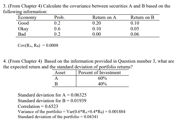 Hello, I need help determining how the variance (#4) was calculated?